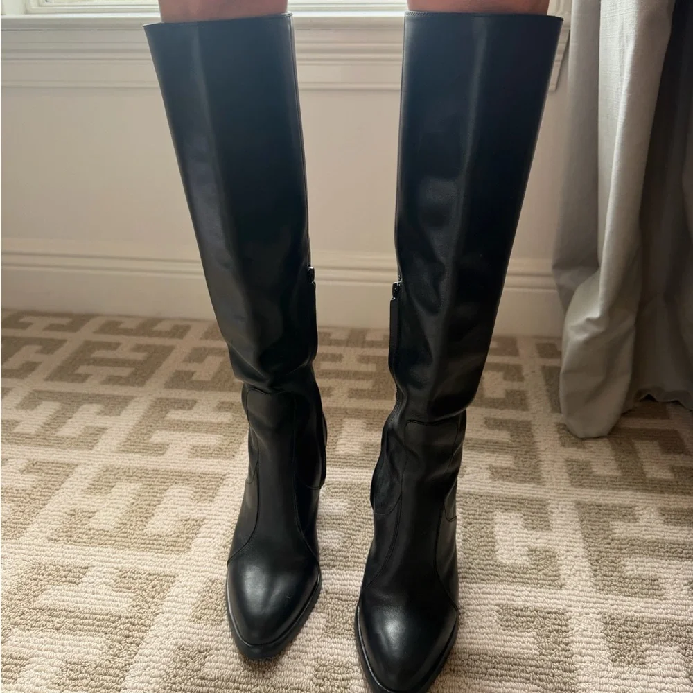 rag & bone Black Leather Boots
